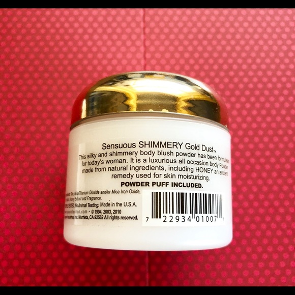 My Joy Collection Makeup Sensuous Shimmery Gold Dust Body Blush